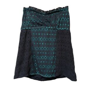 Strapless Bustier Tank Lace Mesh Torrid 2